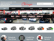 Tablet Screenshot of chicagoautoplace.com